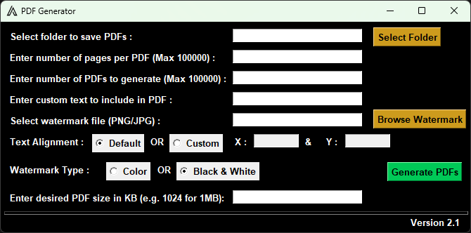 App GUI